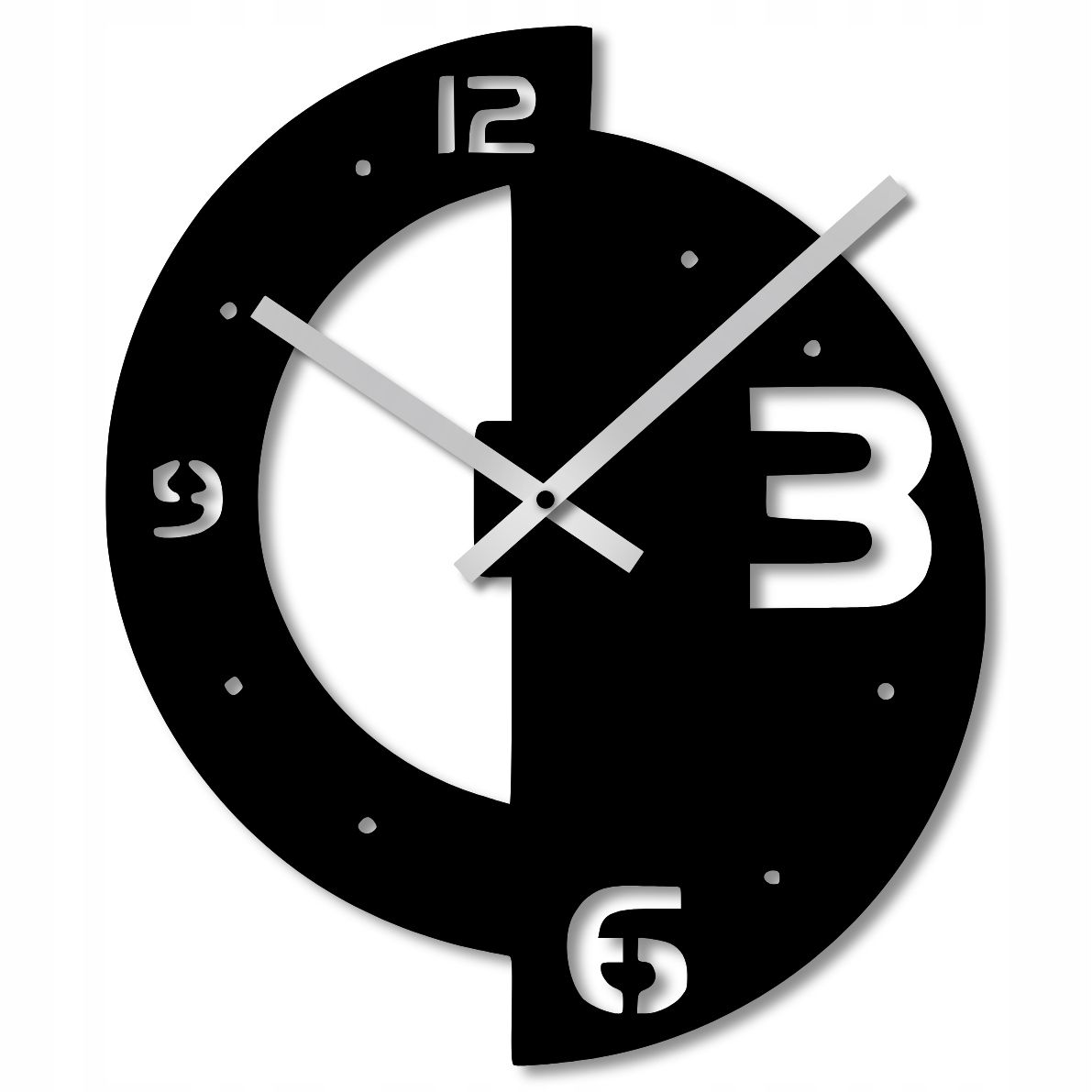  Wall clock 60 cm clock on the wall big clock openwork classic big numbers