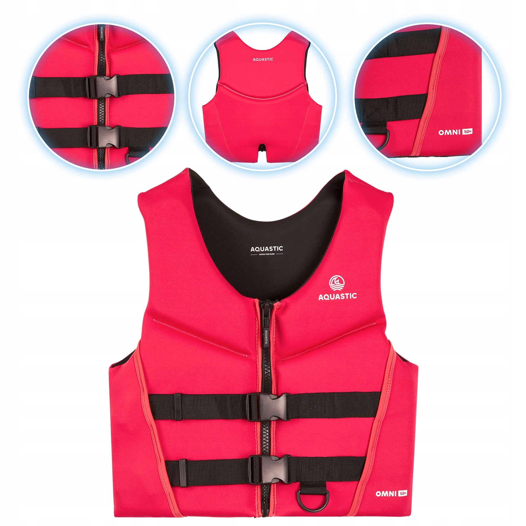  Protective vest aquastic omni 50n xl for kayaks sup