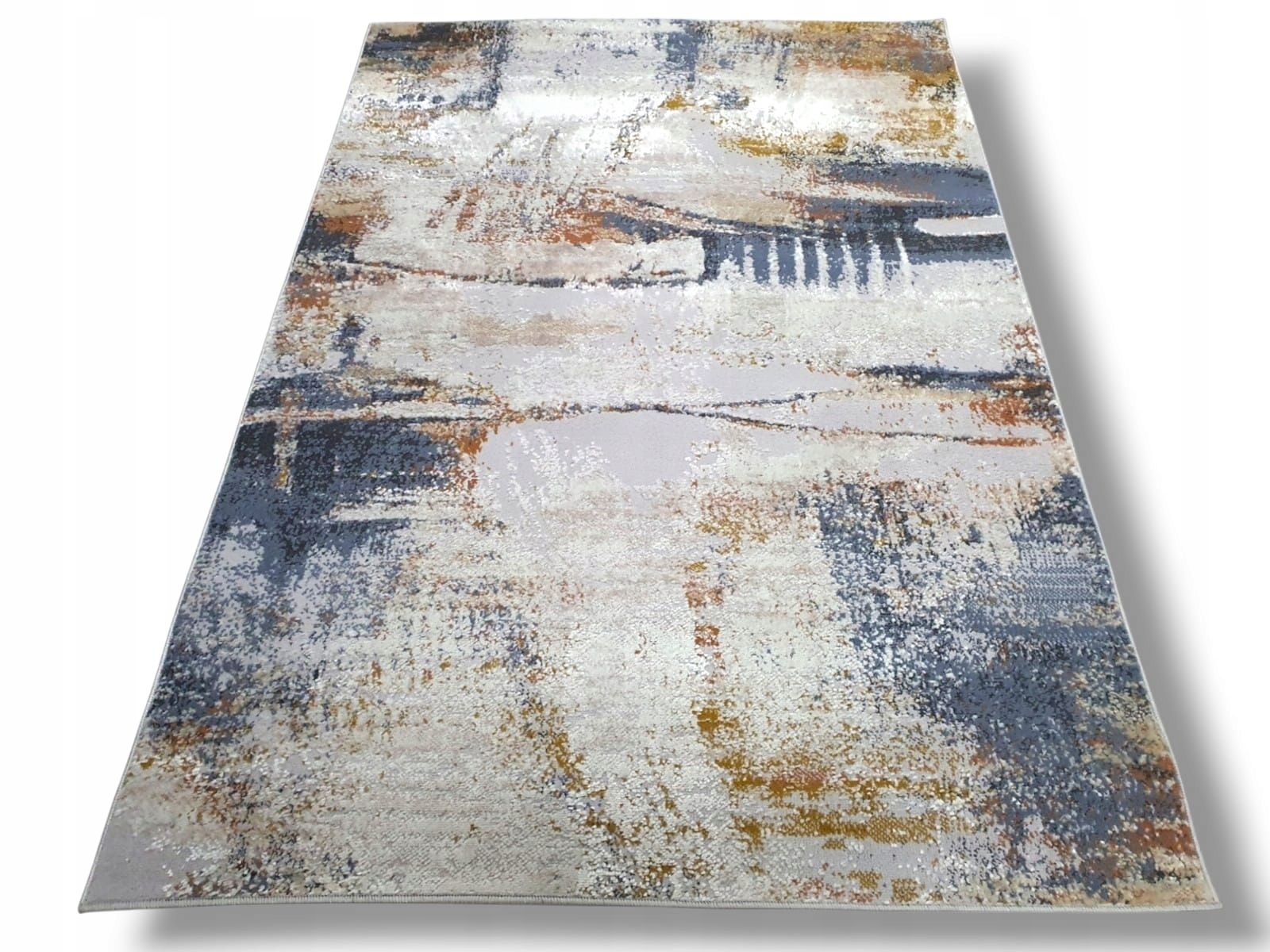  Kilimas laila vintage lofto stiliaus pilkas mėlynas 200x300 nakrapiany betonas pilka