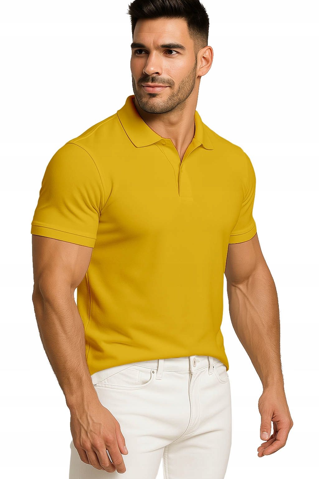  Men&#39;s polo shirts t-shirt elegant reinforcement cotton with collar m