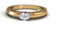  Lieliski gredzens ar izcili 0,44 ct -50% id