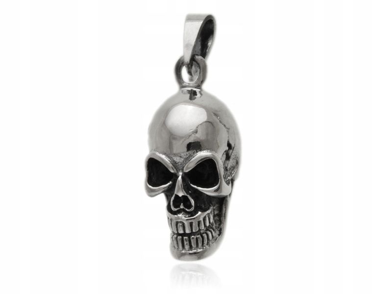  Halskette schädel schädel 3d skull srbero 925 w0514 - 2,8g.