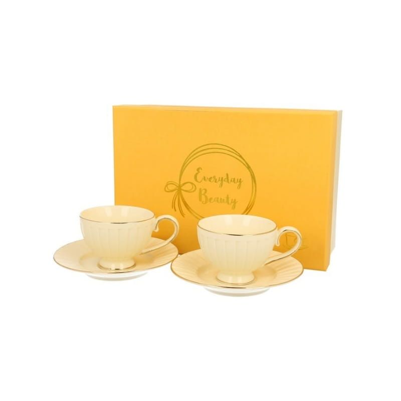  2 cups espresso with saucers safa