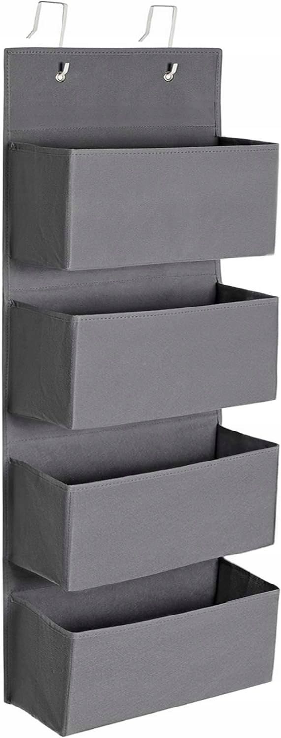  Hanging shelf with 4 partitions organizer on the door 12x33,5x100 cm