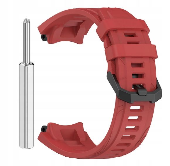  Silikonarmband + schraubendreher in xiaomi amazfit t-rex 3 / orange farbe