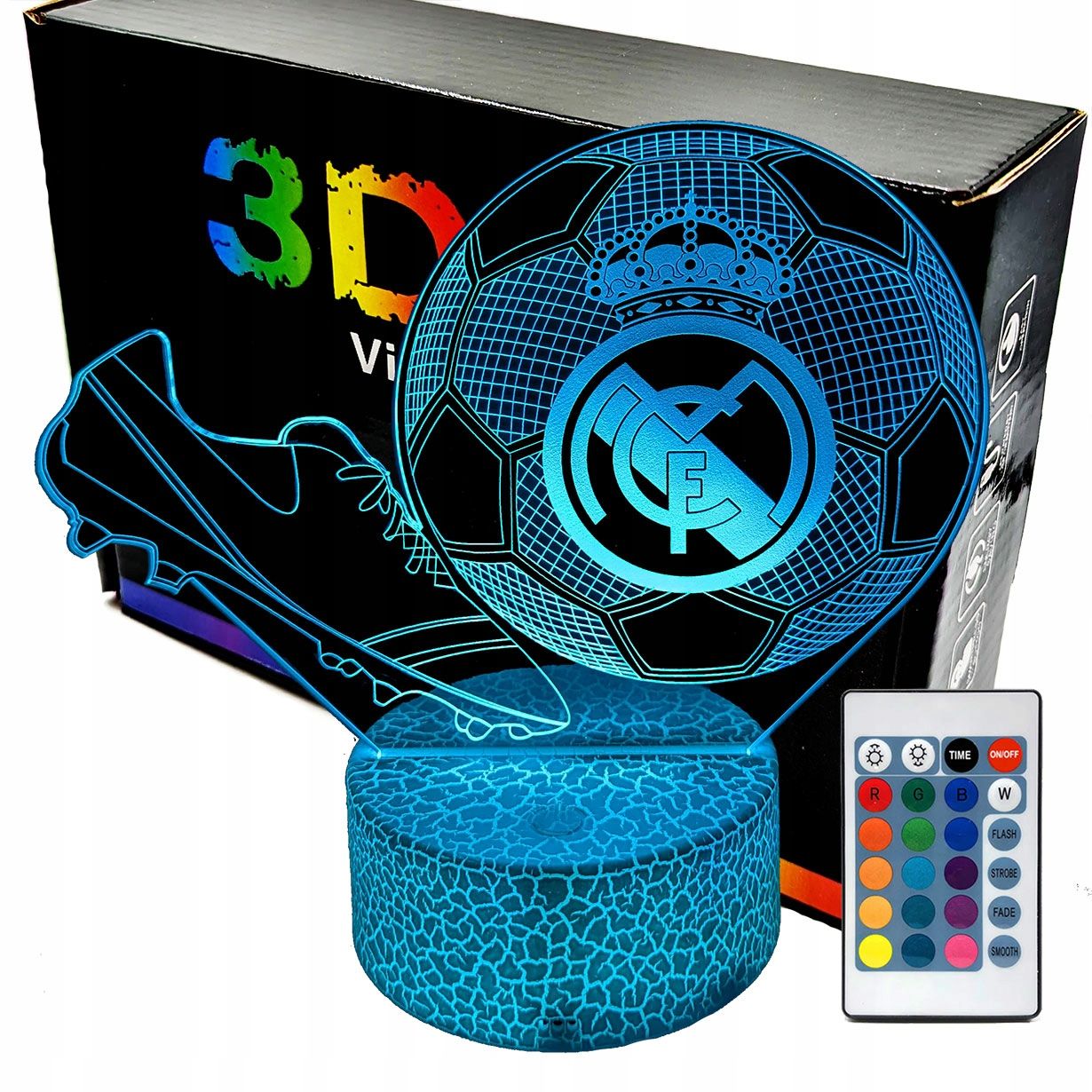  Noční světlo fotbal liverpool fc 3d lampy led