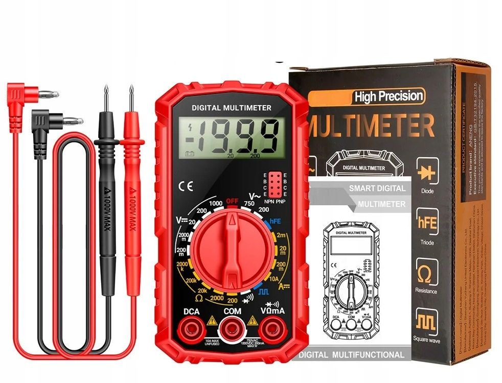 Presné meter digitálny multimeter zoyi zt219 max 19999