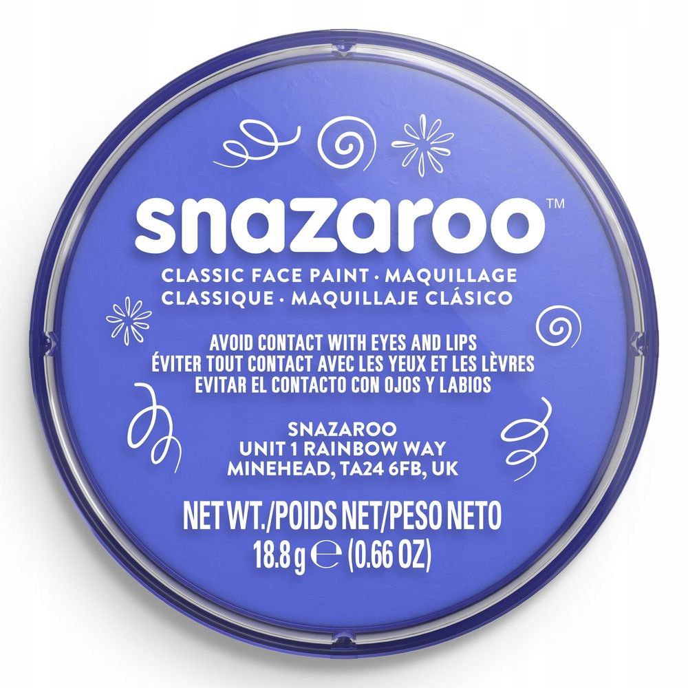  Soubor 8barvy x 18ml malovat pro malování na obličej malovat 1172039 malovat snazaroo