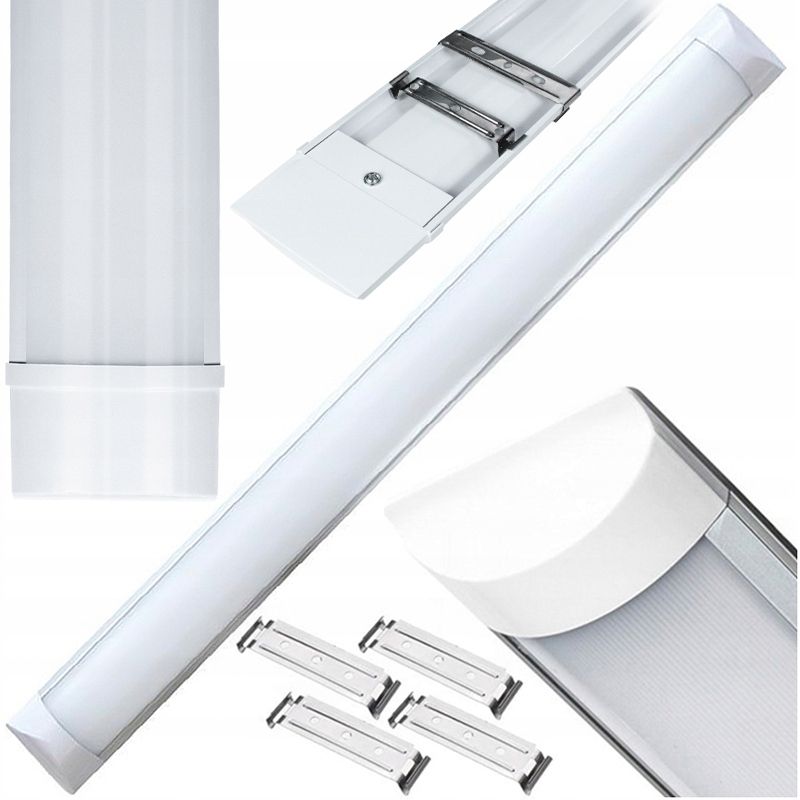  6x led lampa rāmis darbnīca hermētisks ūdensizturīgs rāmis tuba 120cm