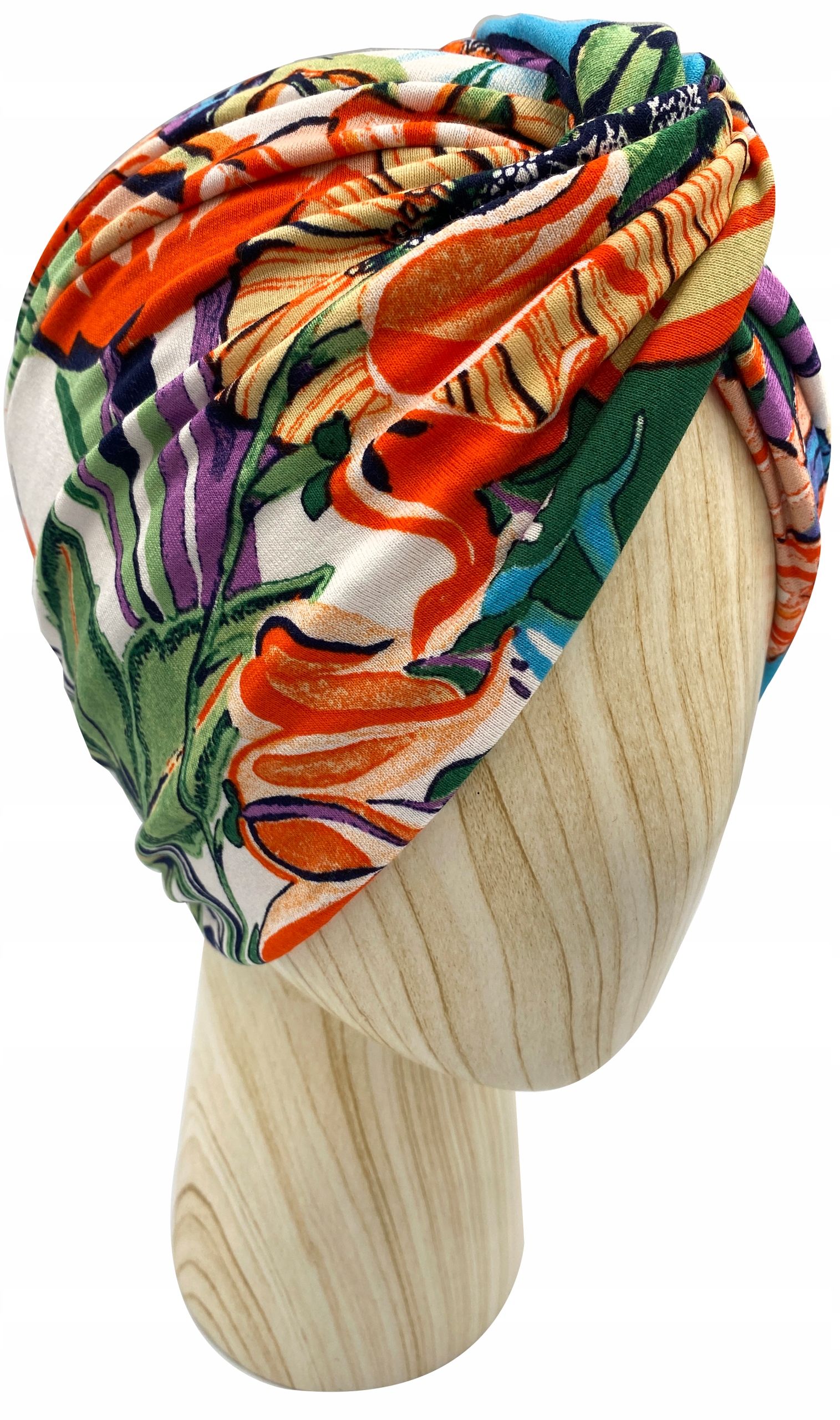  Czapka turban twist onkológia viskóza veri peri farby