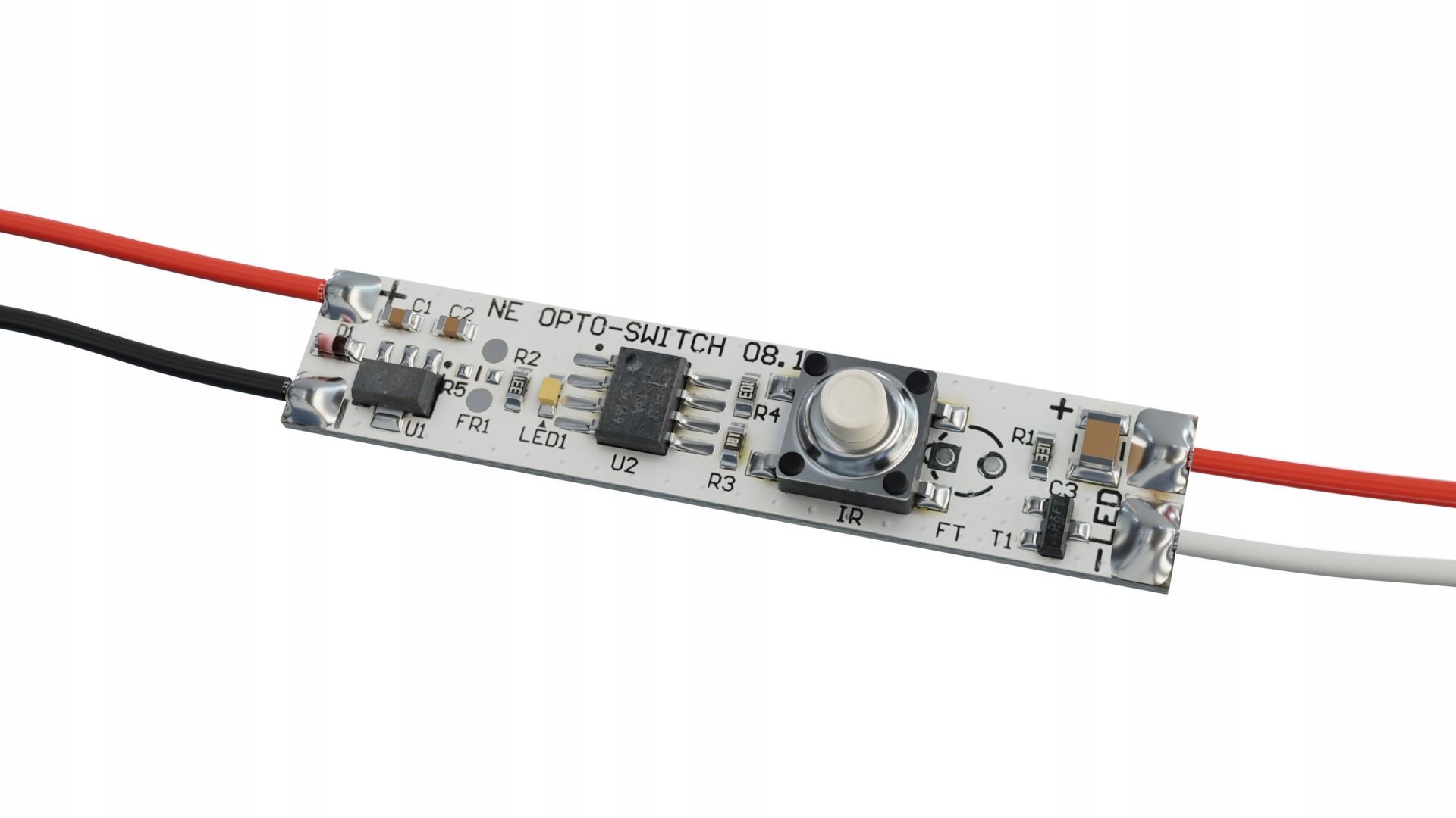  Komplektas valdiklio led rgb su nuotolinio valdymo pultu radijo fut025