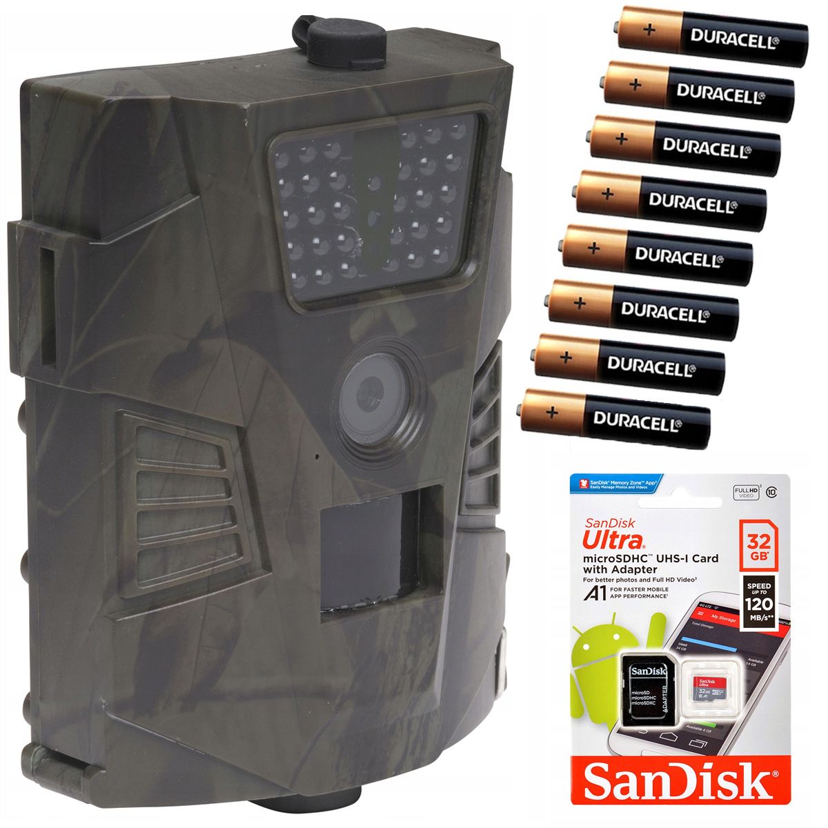  Nuotraukų gaudyklė leśna denver wcs-5020 judesio "fullhd" ir + korta 32gb + baterijos