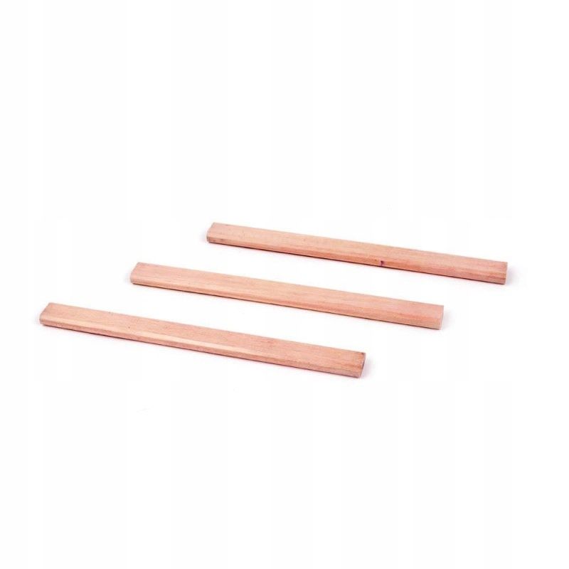  Dailidės pieštukas stačiakampis 18cm hb be spausdinio