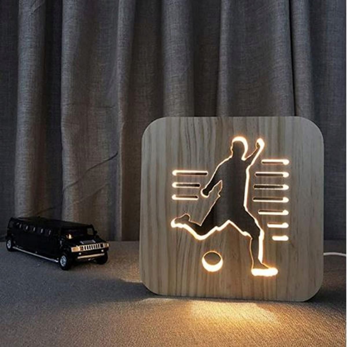  3d night light superman with remote control luminous w 7-miu colors