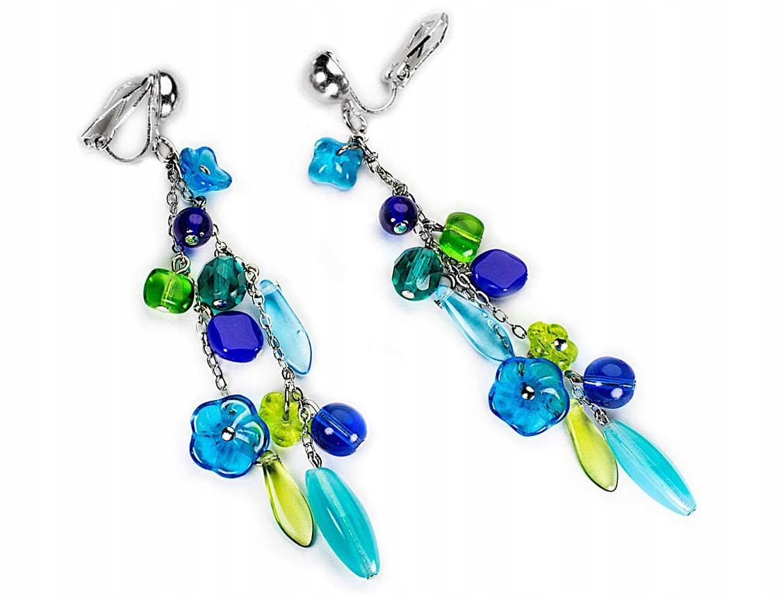  Lang clips bunt grün braune farbe blau für die ohren original lang