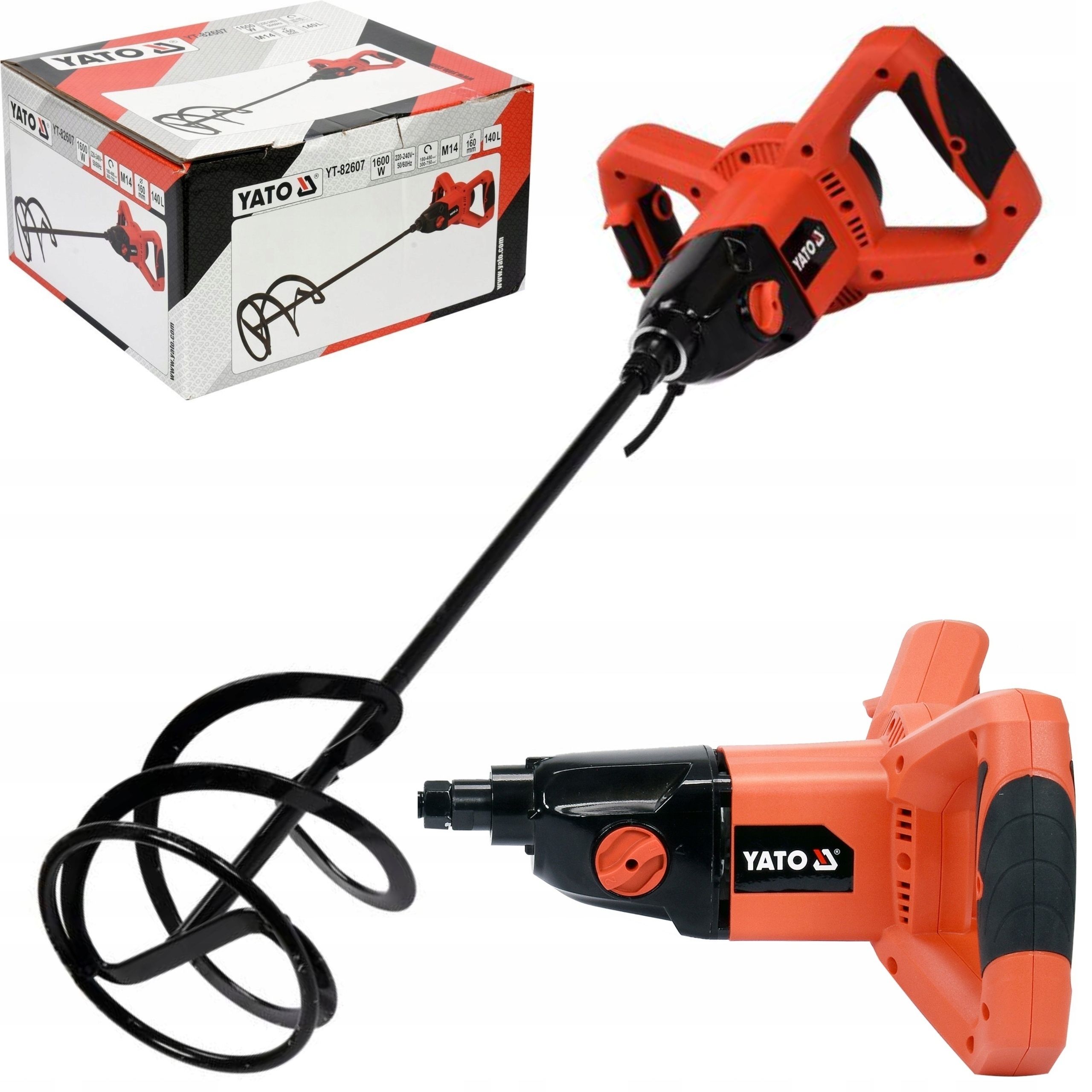  Yato elektrický mixér pro minomety pro lepidlo konkrétní dwubiegowe 1600w yt-82607