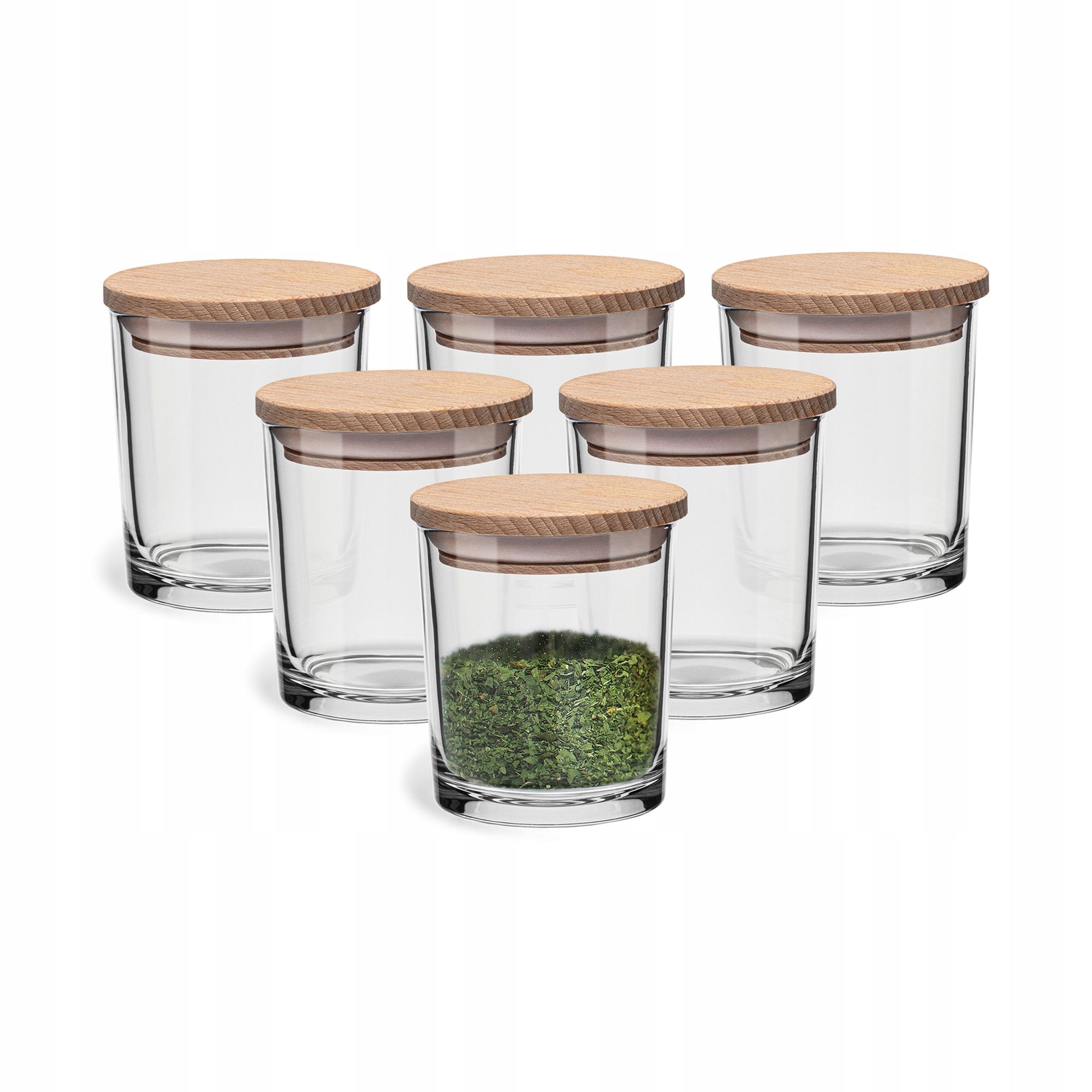  Glasses jars on spaghetti shoe polish food 6x30 cm polish glass