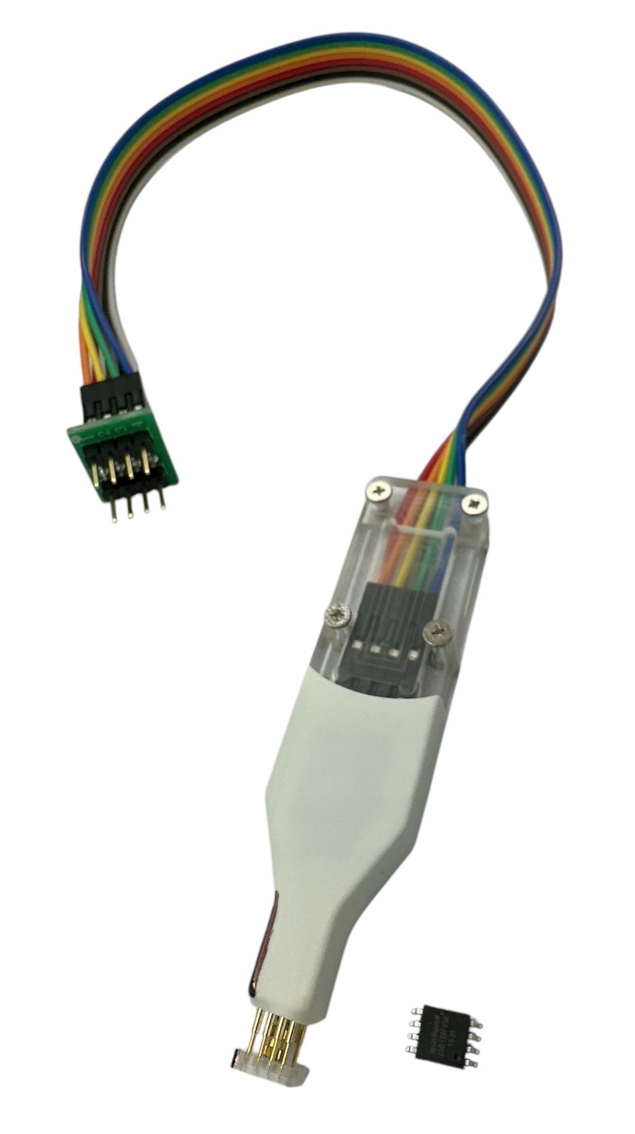  Spaustukas bandymo soic 8-pin r=1,27mm su kabeliu i ad