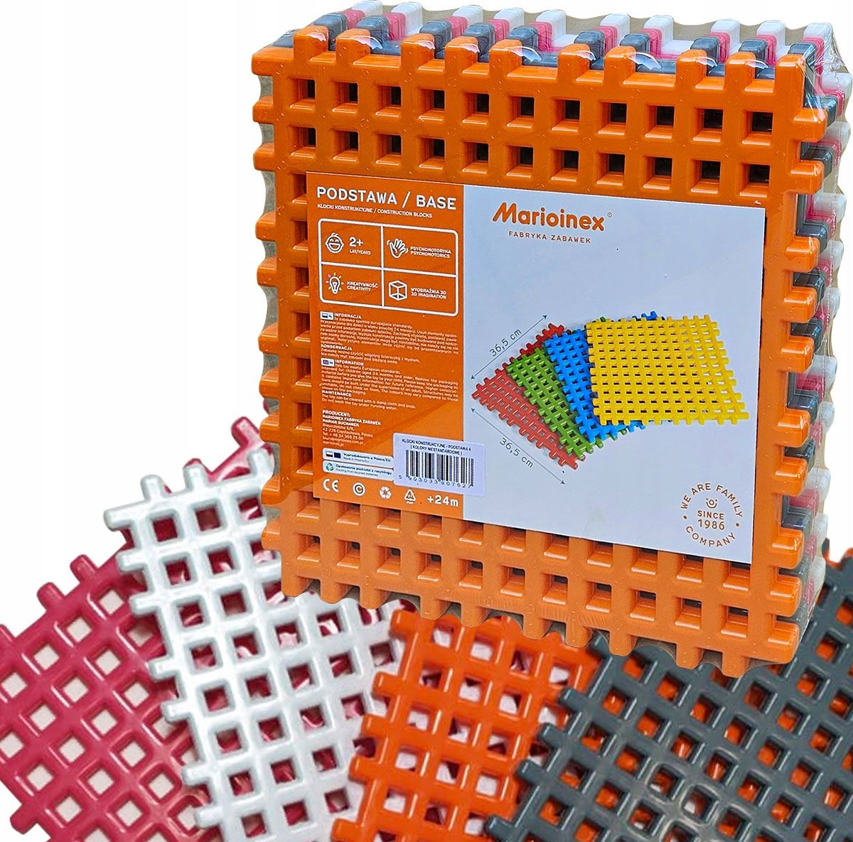  Marioinex blöcke waffle 104 pcs. großes set 2 kg – kreatives spiel
