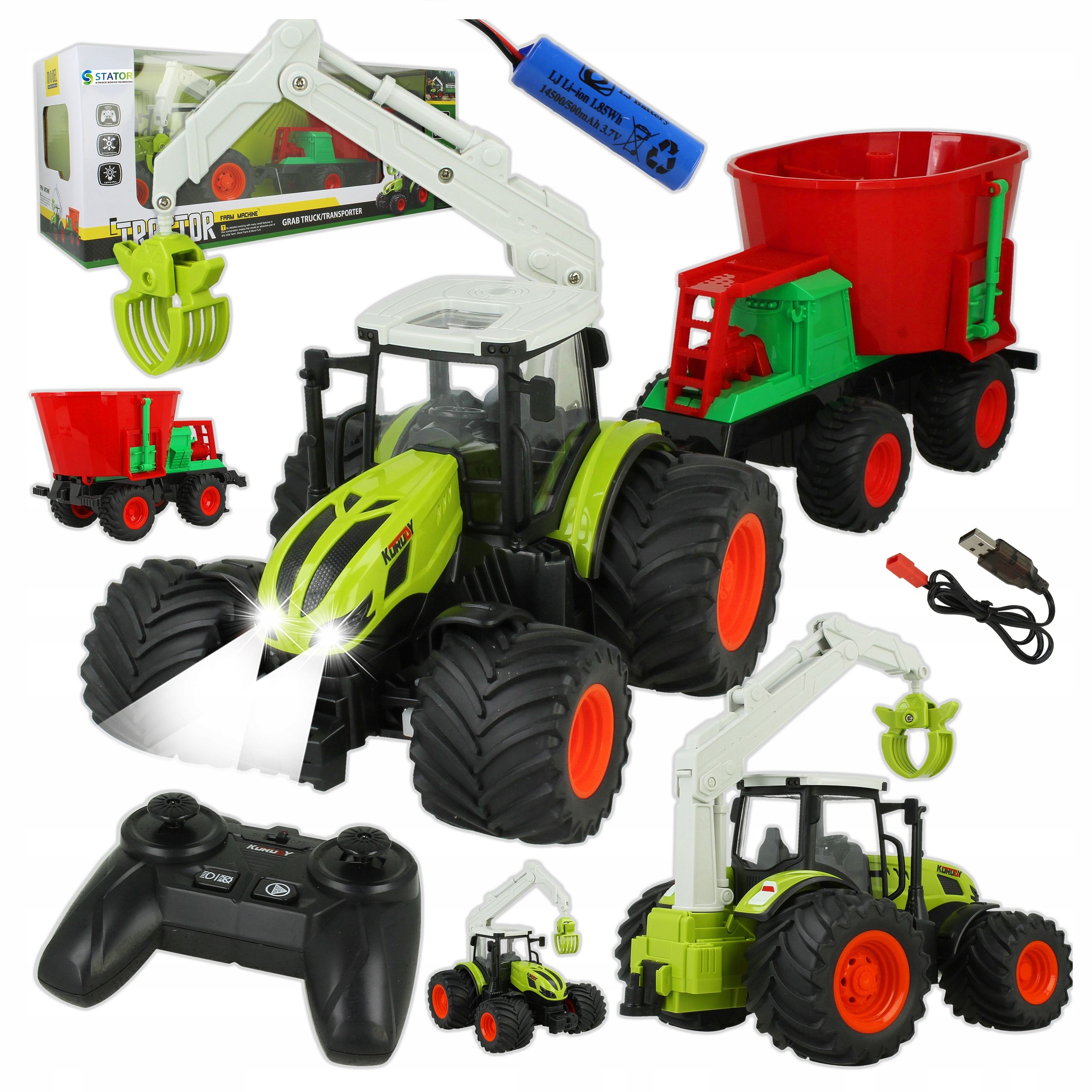  Traktor s otáčením ciagnik zemědělský stroj pohyblivé části obří pneumatiky