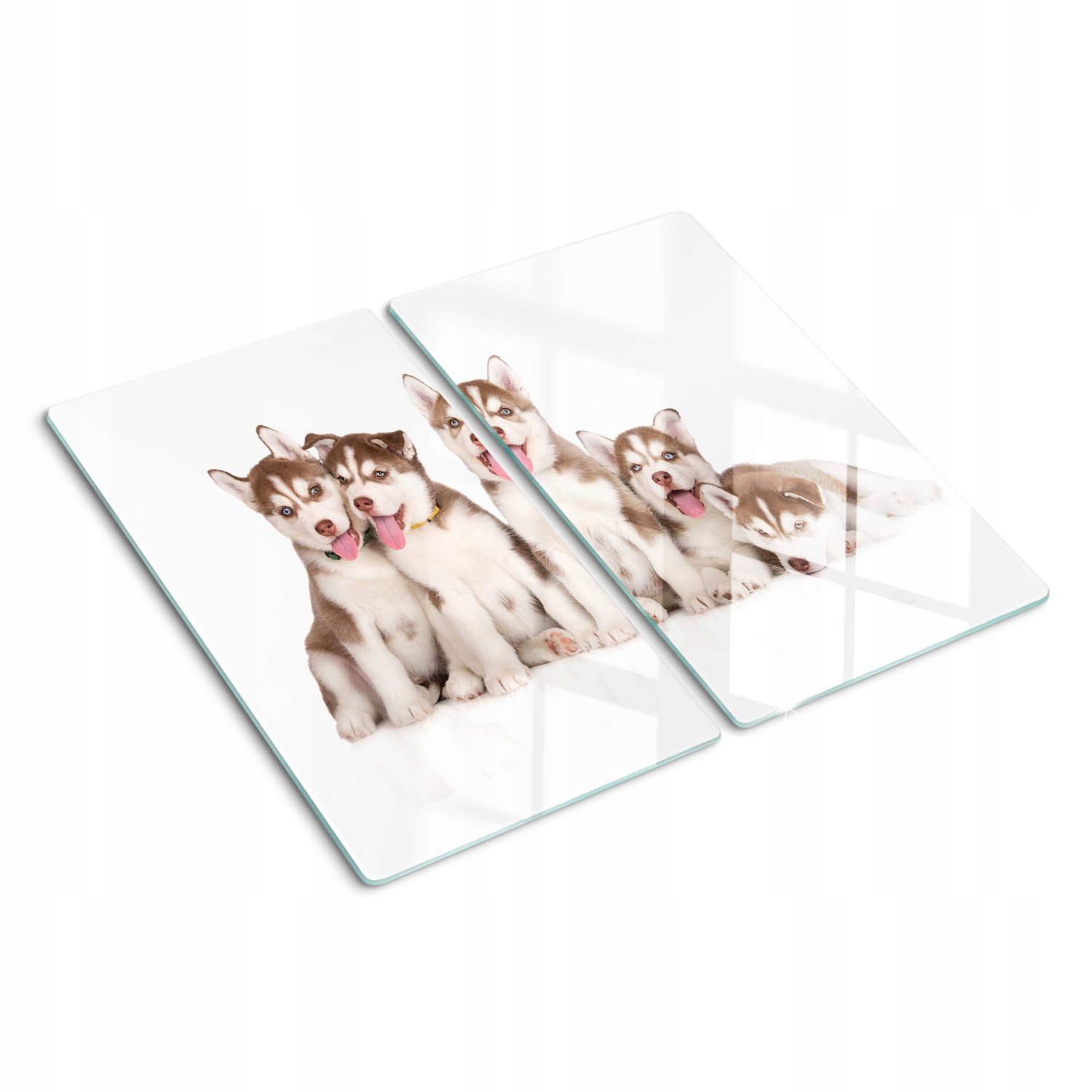  Cutting table glass painting prickly pear 2x30x52 cm