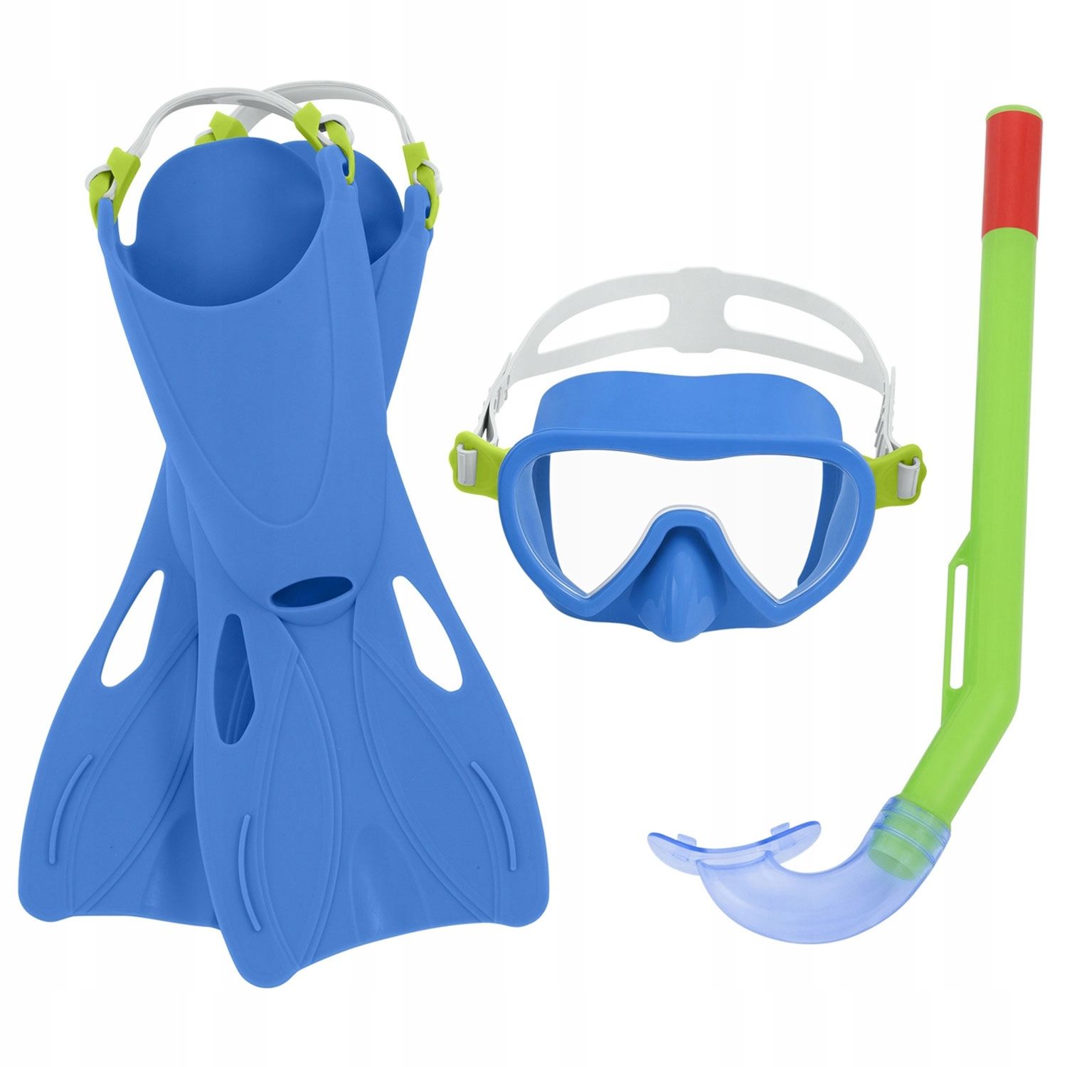  Diving kit mask for swimming underwater to the pool sea tube fins
