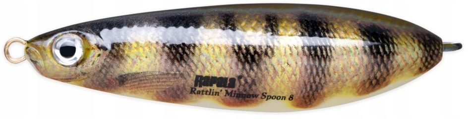  Vobleris rapala rattlin minnow spoon 8cm/16g anty kablys rmsr08 spalvų.- ch