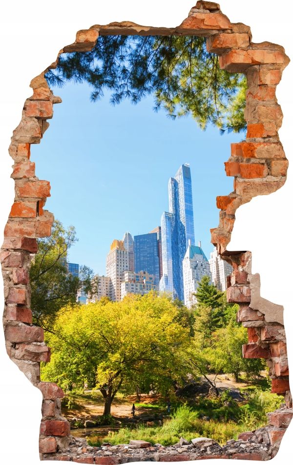  Sienas uzlīmes foto tapetes caurums 688 daba