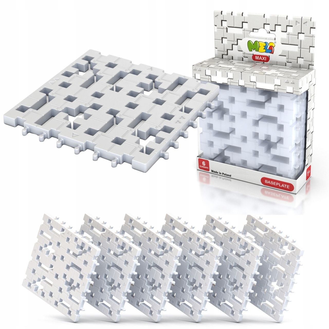  Strukturwaffelblöcke meli maxi pink 100 el rosa 3d-puzzle xxl waffeln