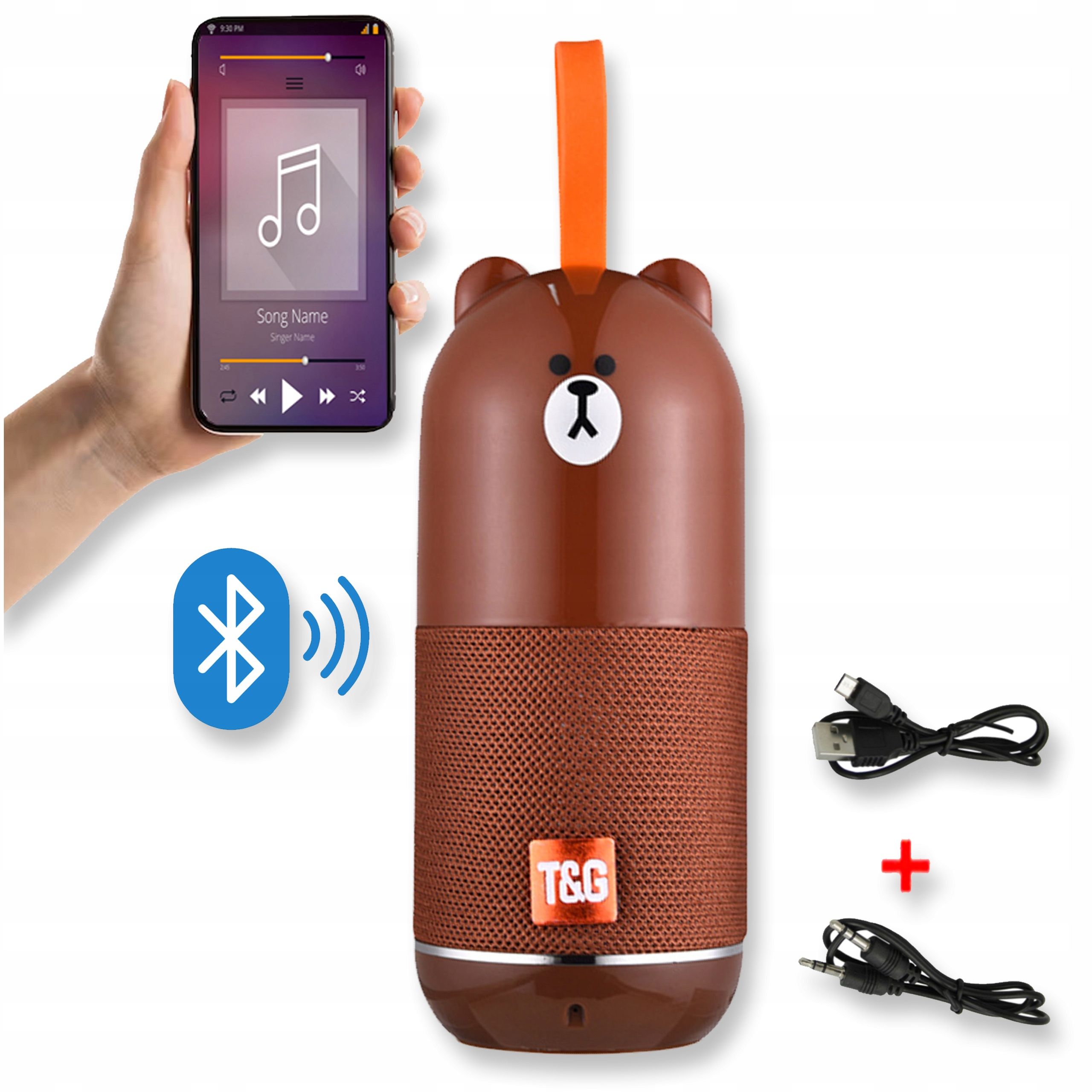  Speaker with bluetooth function portable wireless audio usb fm mobile radio aux sd