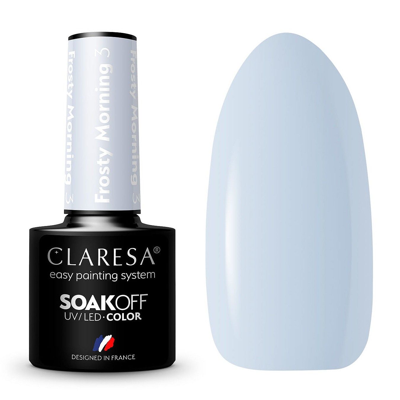  Claresa hübriid küünelakk burgundia glitter pink 554