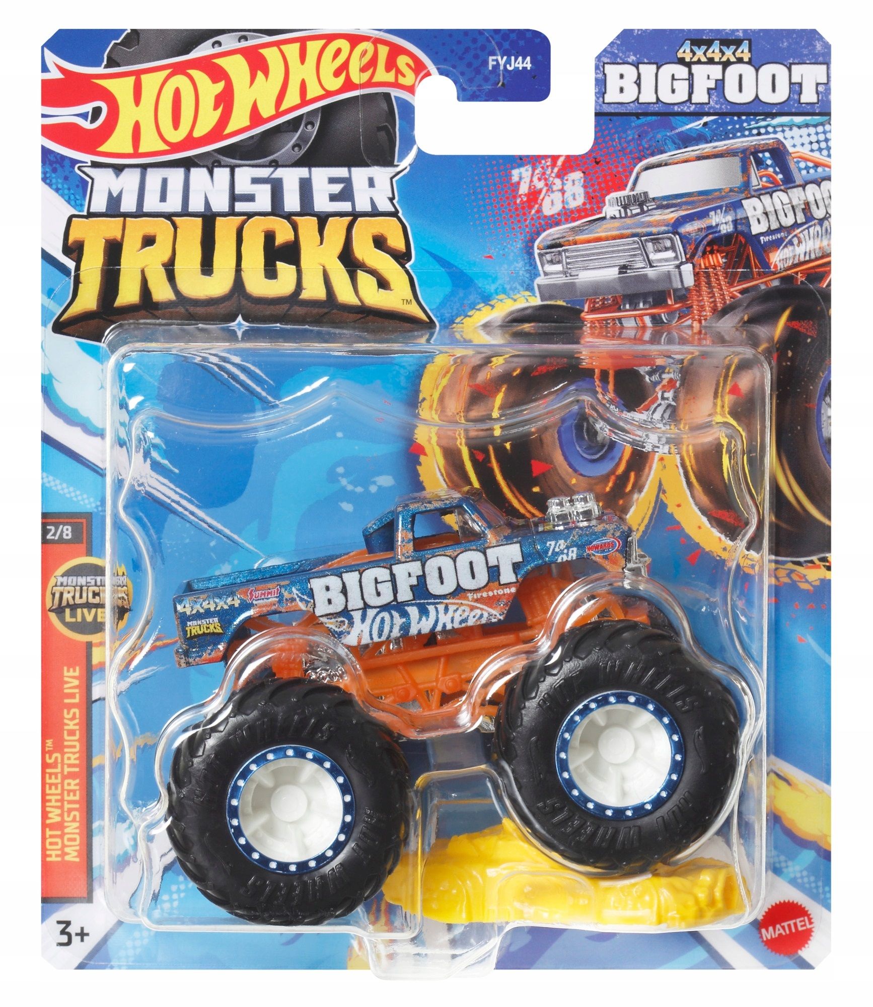  Podium crasher mummy vs piran-ahh swamp hot wheels 1:64 auto monster trucks