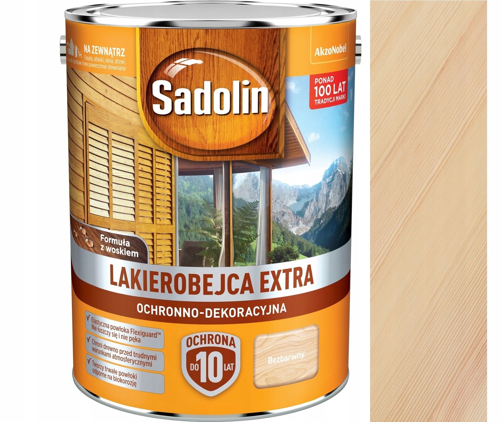  Sadolin extra lacbeitz 2,5l licht grau