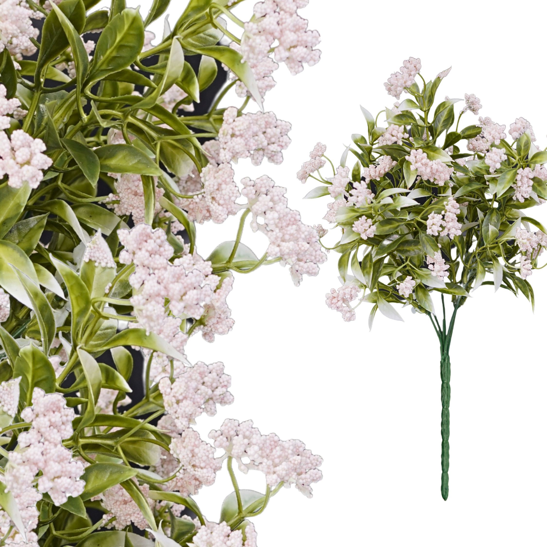  Dirbtinės gėlės gipsowka šakelė 32cm tanki violetinė priedas puokštėms
