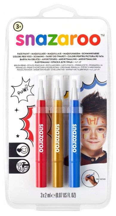  Soubor 8barvy x 18ml malovat pro malování na obličej malovat 1172039 malovat snazaroo