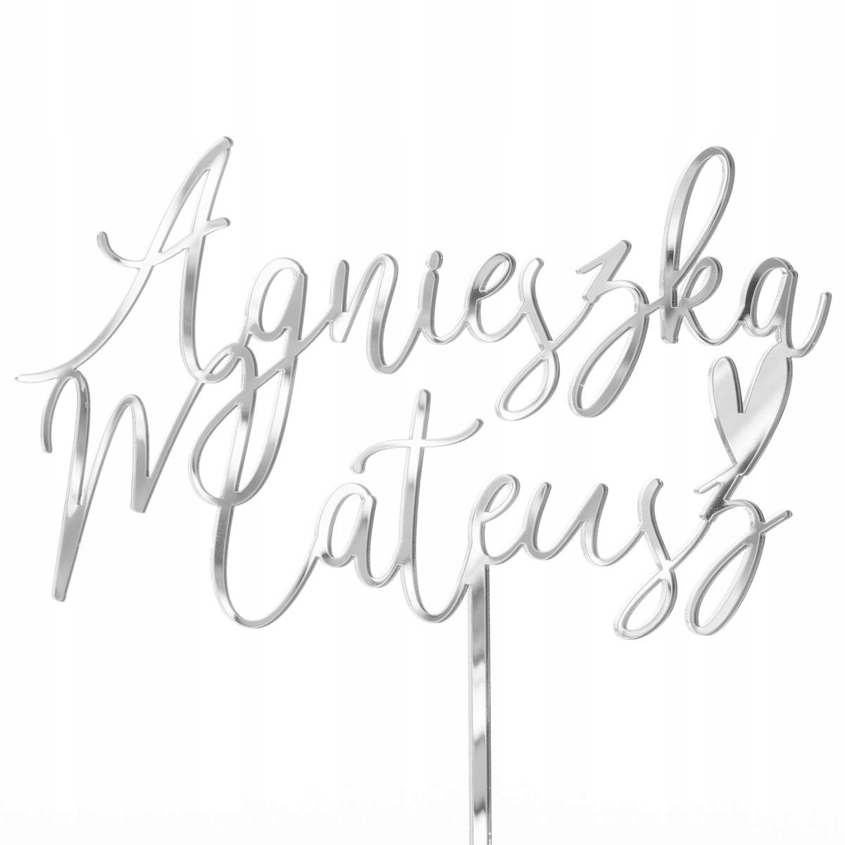  Tortový špendlík svadba mená nota na tortu výzdoba bialy srdiečka