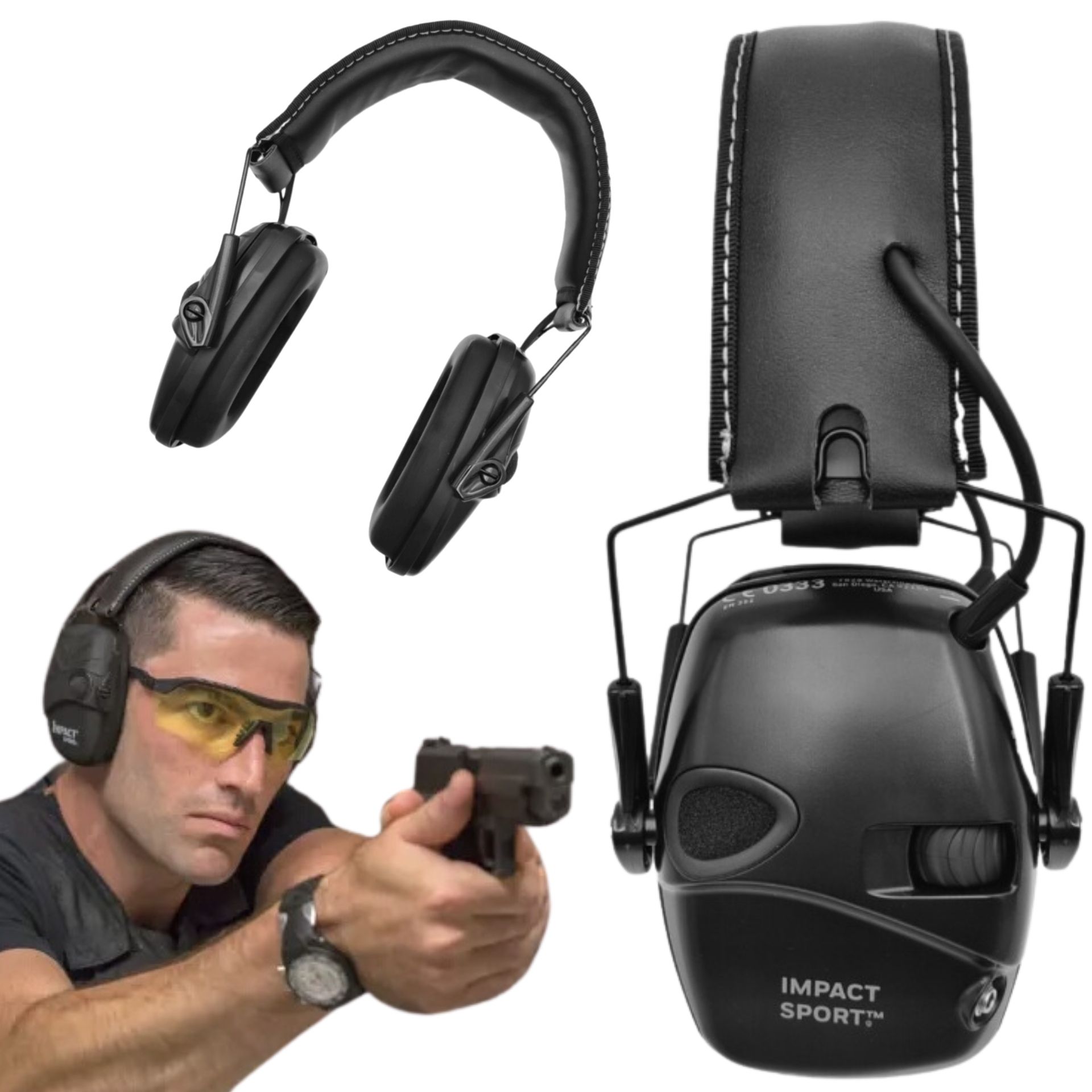  Shooting-kopfhörer aktiv vor lärm honeywell impact pro
