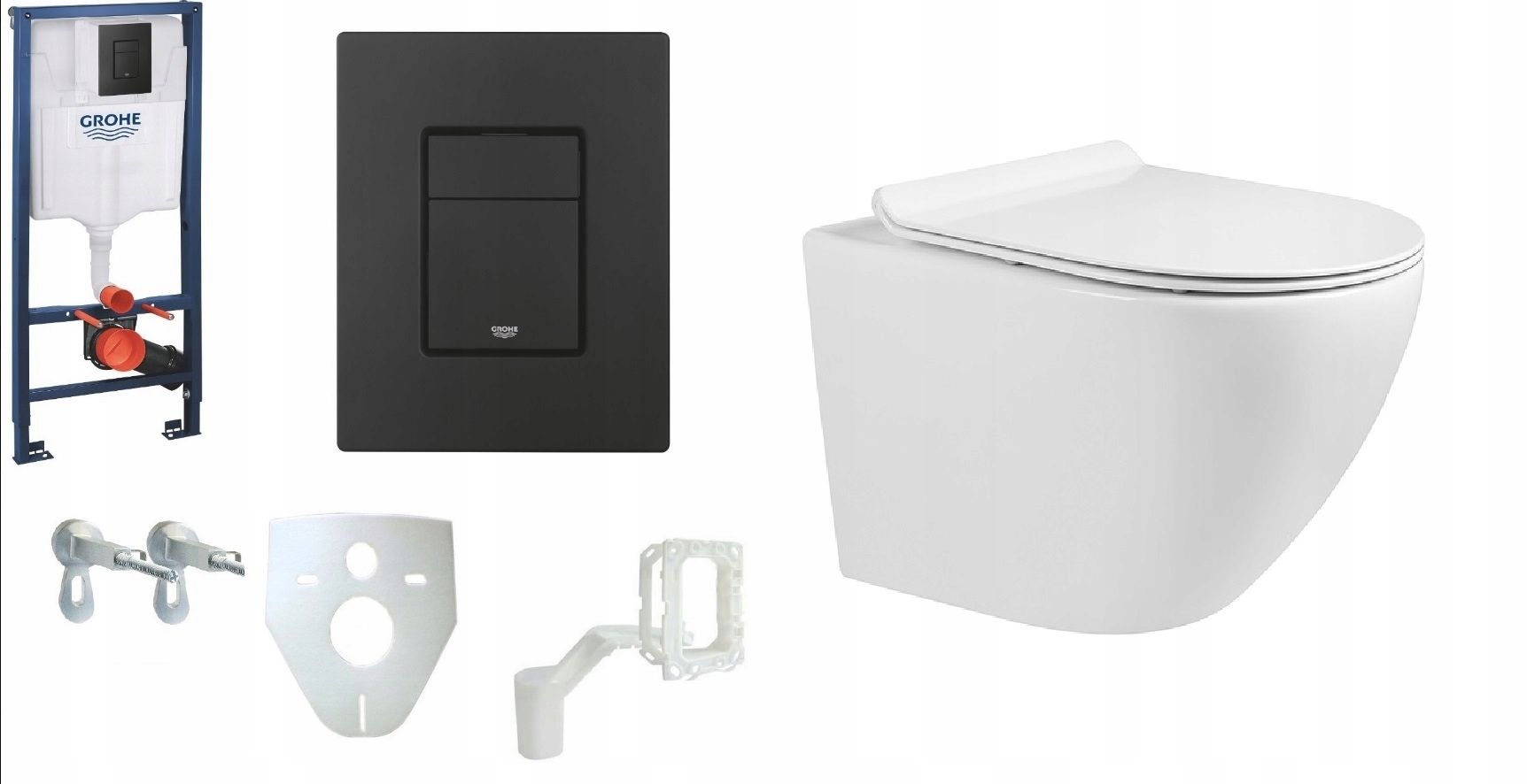  Wc rāmja komplekts geberit + atslēga + tualetes pods melns matēts + dēlis w/o+fresh