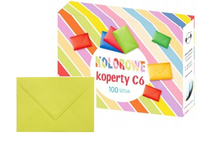  Ümbrikud värvus oranž värv c6 10 arvutid. komplekt 162x114 mm pol-mak