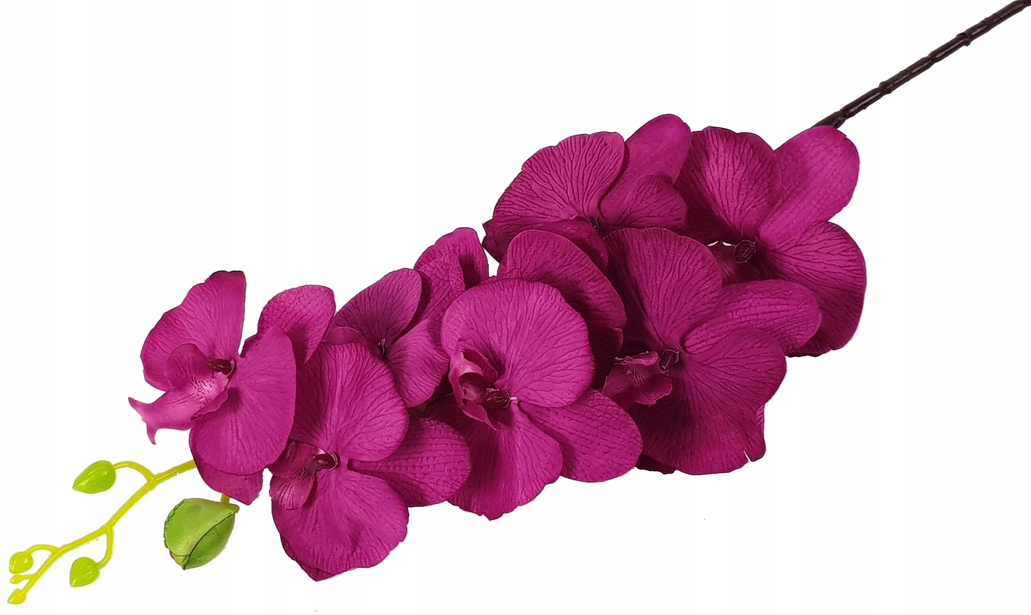  Orchid twig 20 flowers 76 cm rubber