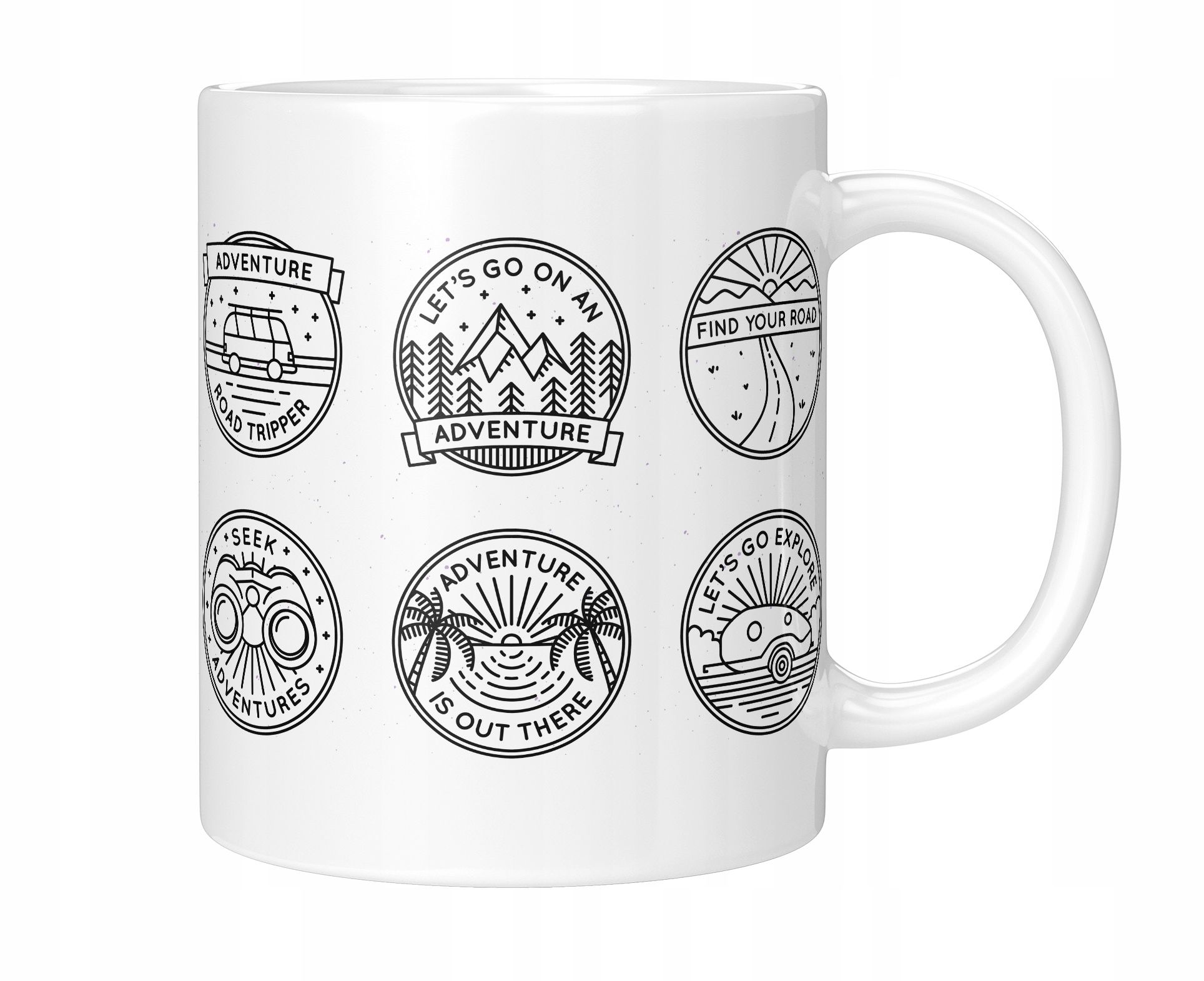  Keramikbecher 330 ml sommer sanduhr