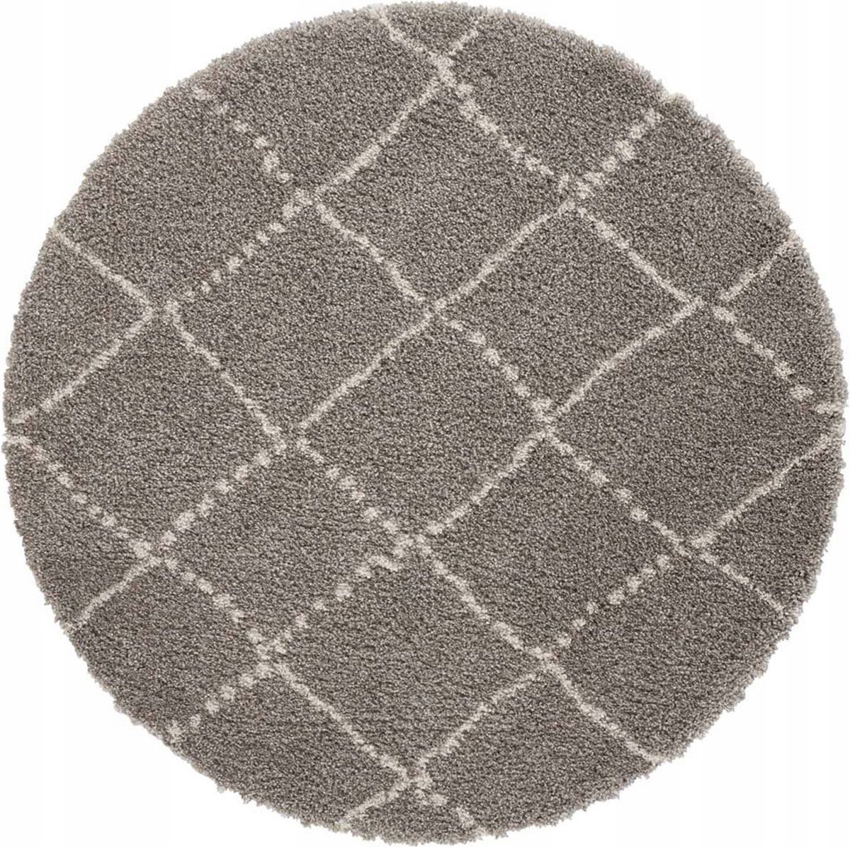 Round carpet for the living room 140cm , soft italian ,green creamy pattern mandala