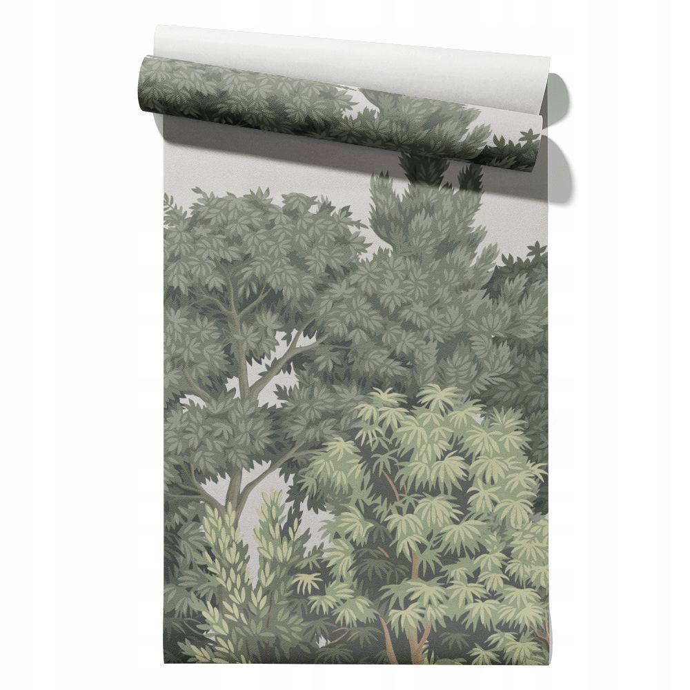  Wallpaper non-woven fabric pastel cherries wallpaper in a roll 50cm x 6,1mb