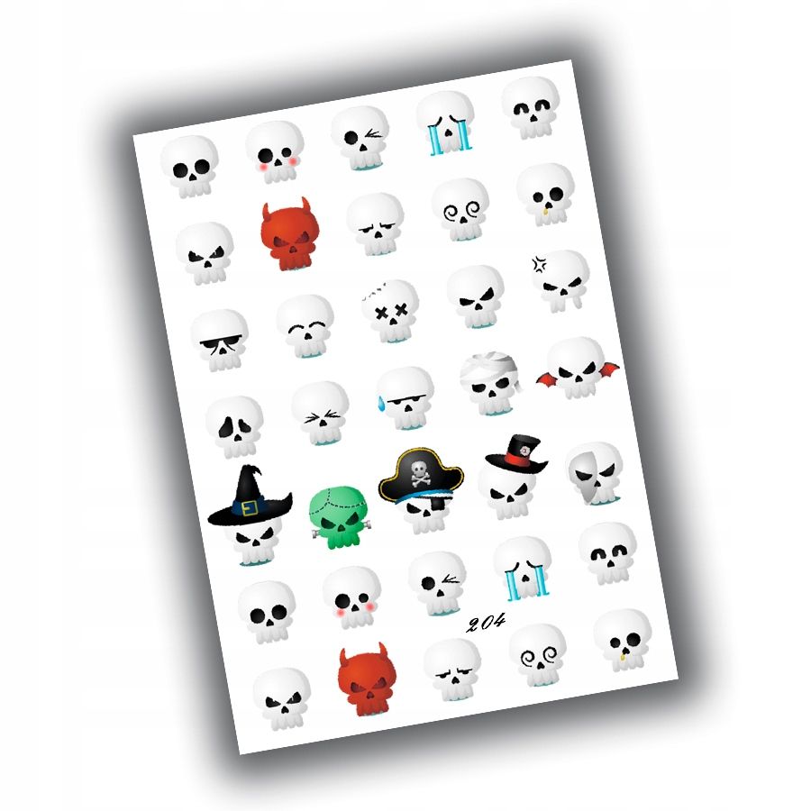 Aufkleber halloween für kinder 7,5x10,5 n203