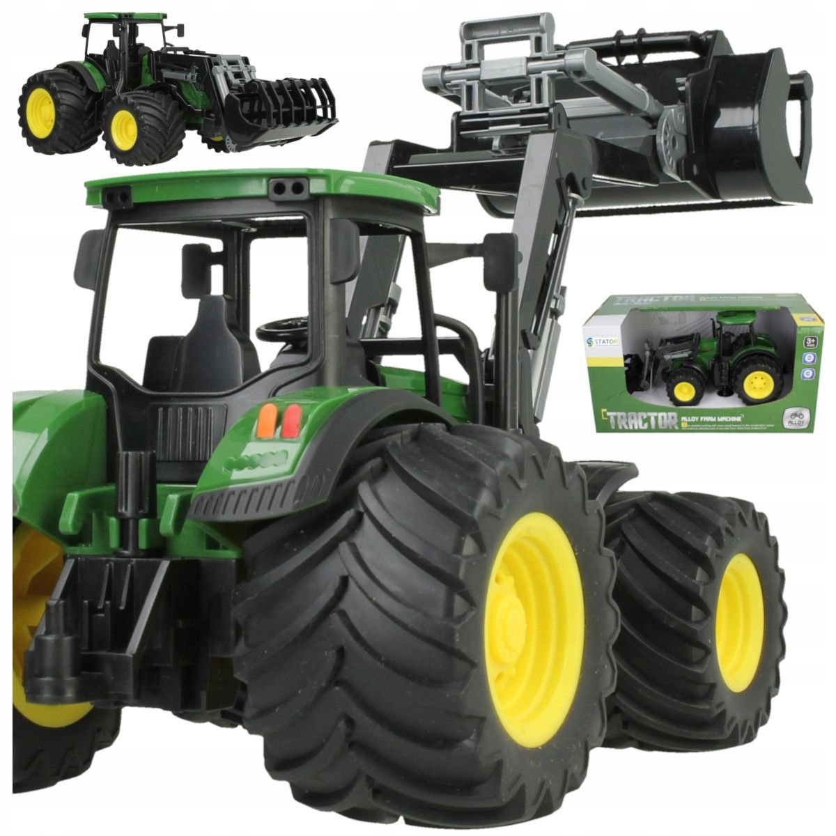  Traktor s otáčením ciagnik zemědělský stroj pohyblivé části obří pneumatiky