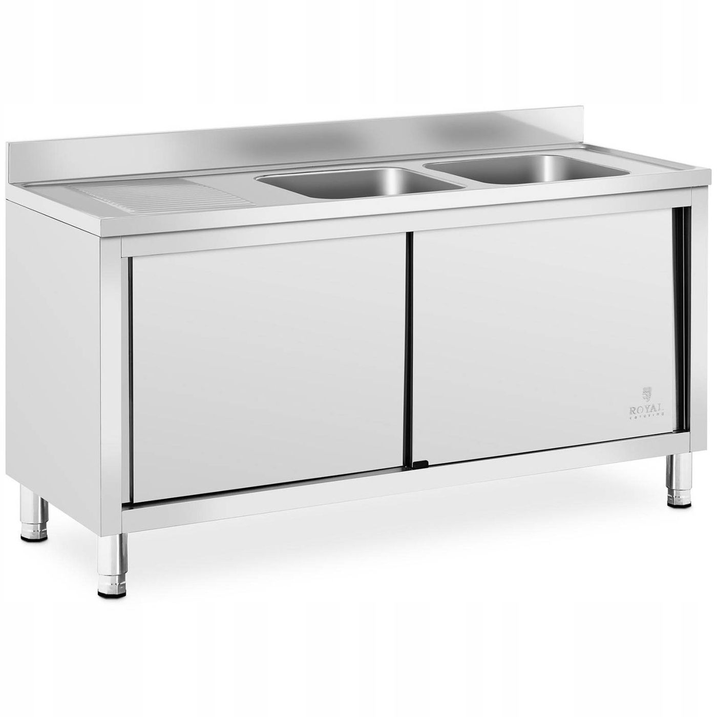  Skříň 100cm s umyvadlem royal catering rc-iks09