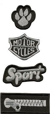  Mis patch gerät in bügeln für kleidung lätzchen pullover trainingsanzug s