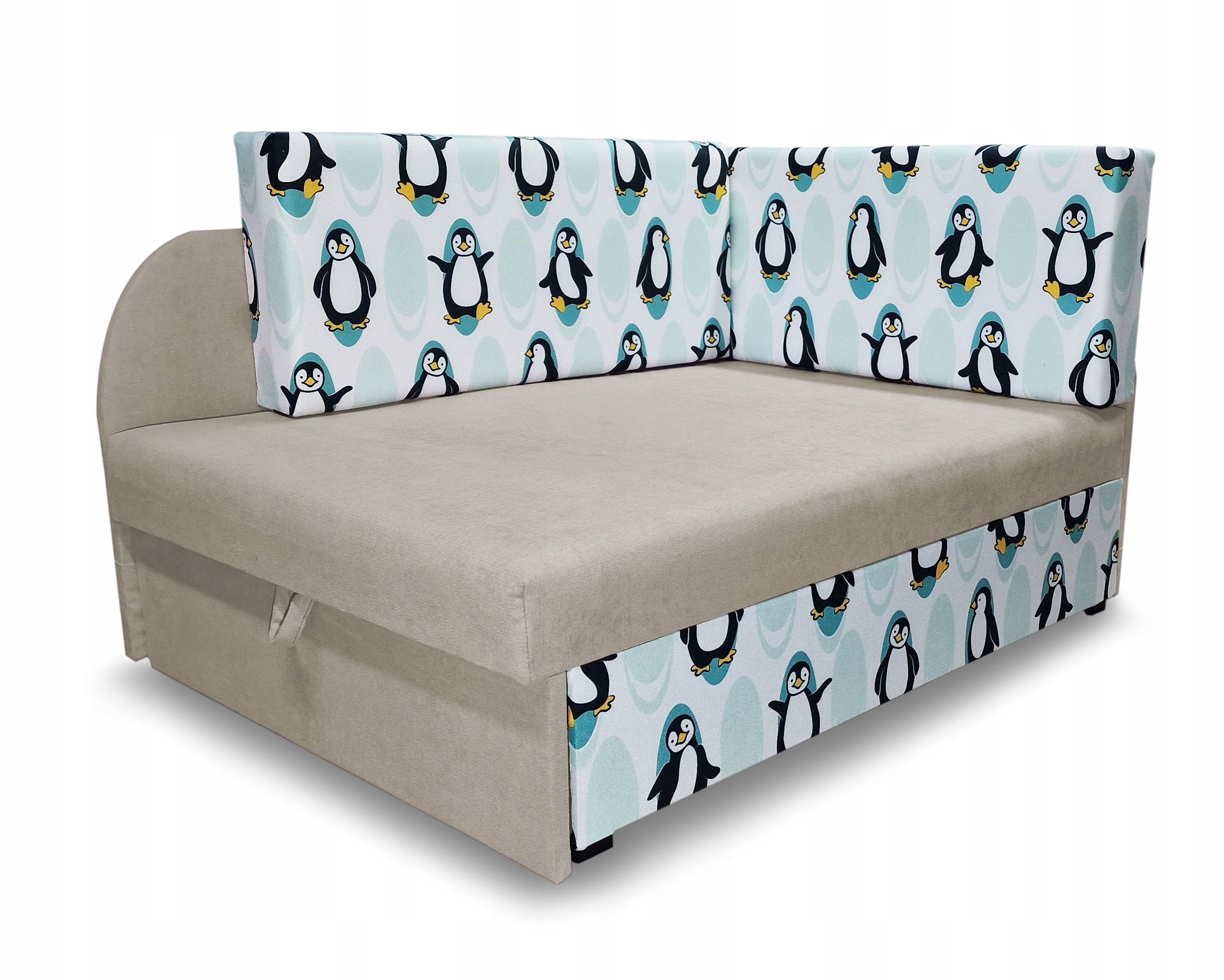  Children&#39;s bed angular - foldable with regulation length, corner winnie the pooh