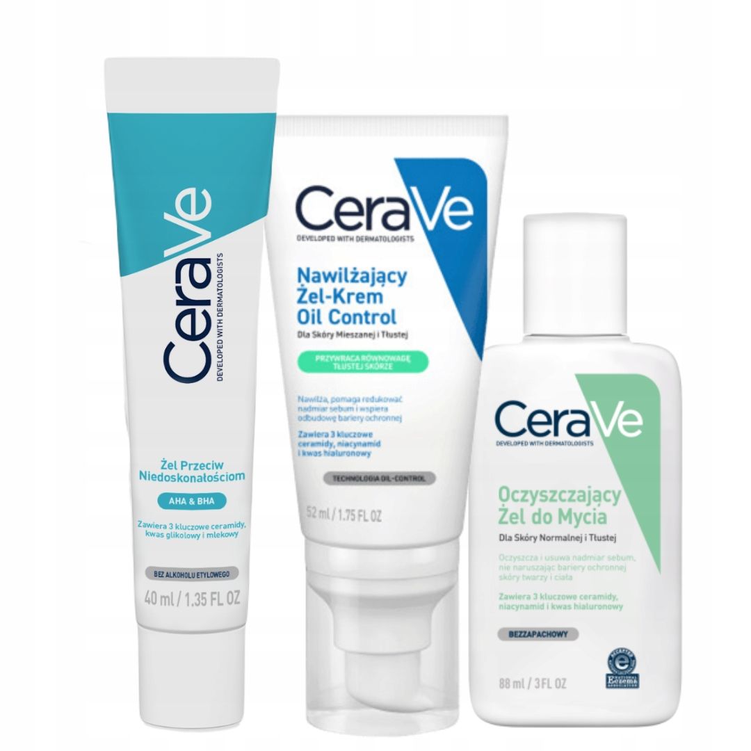  Cerave feuchtigkeitscreme gel-creme oil control + feuchtigkeitscreme gesichts spf 50