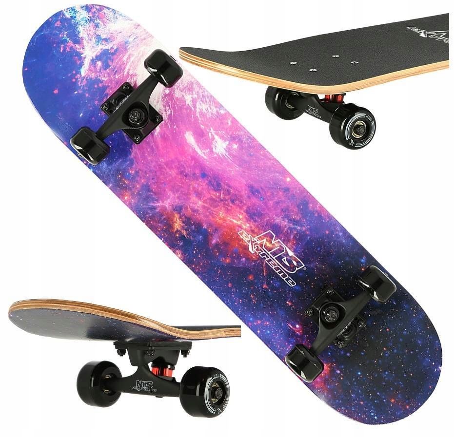  Nils klasický skateboard drevený profilované skateboard abec-7